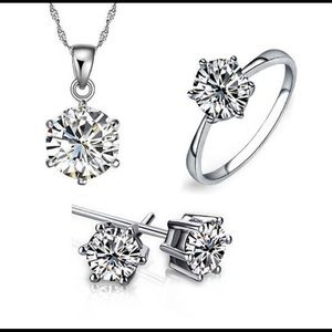 Fashion Jewelry Set 925 Sterling Silver